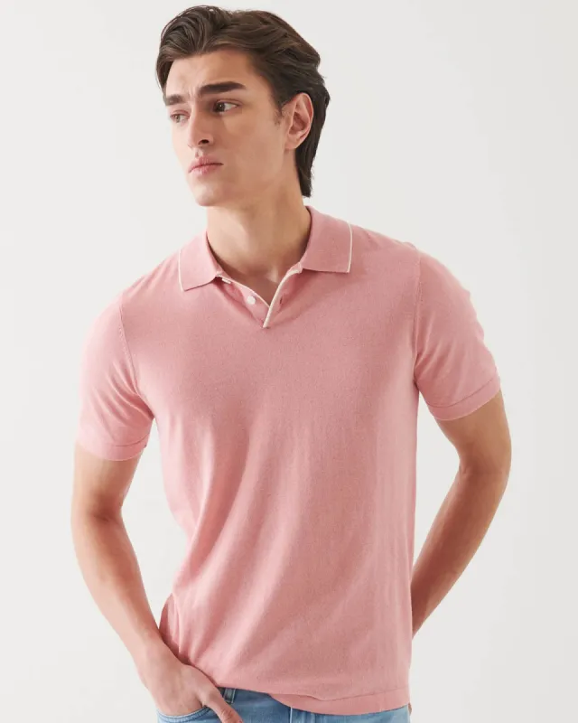 Short Sleeve Cotton Knit 14 Gauge Polo sold by TNT Fashion
