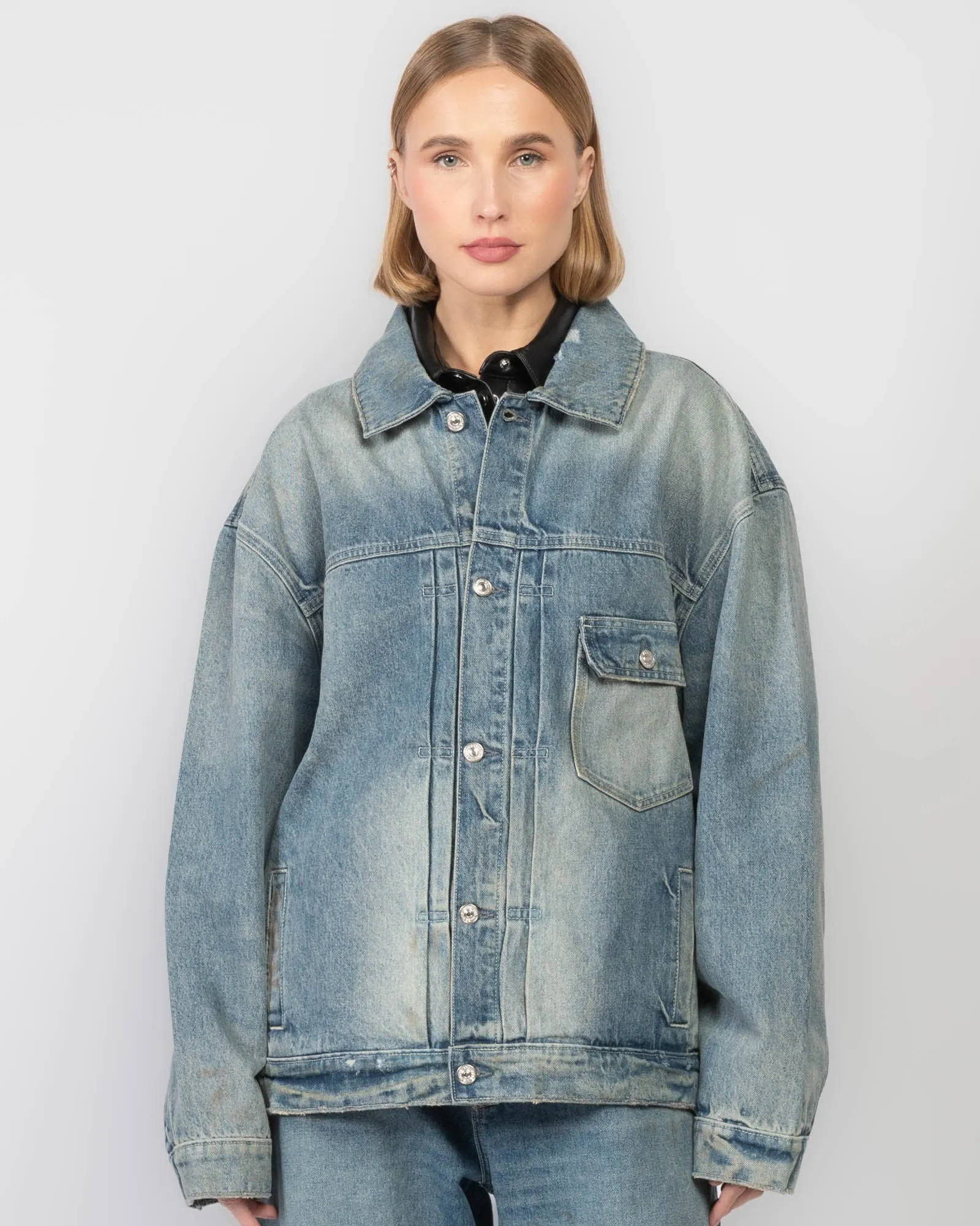Oversized Denim Jacket sold by TNT Fashion