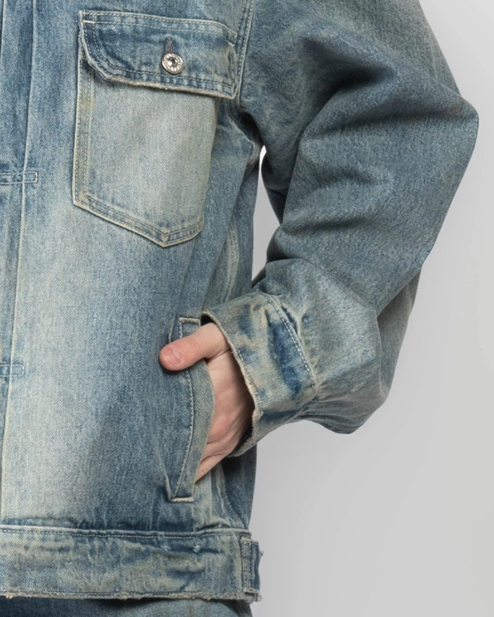 Oversized Denim Jacket sold by TNT Fashion product image thumbnail 5