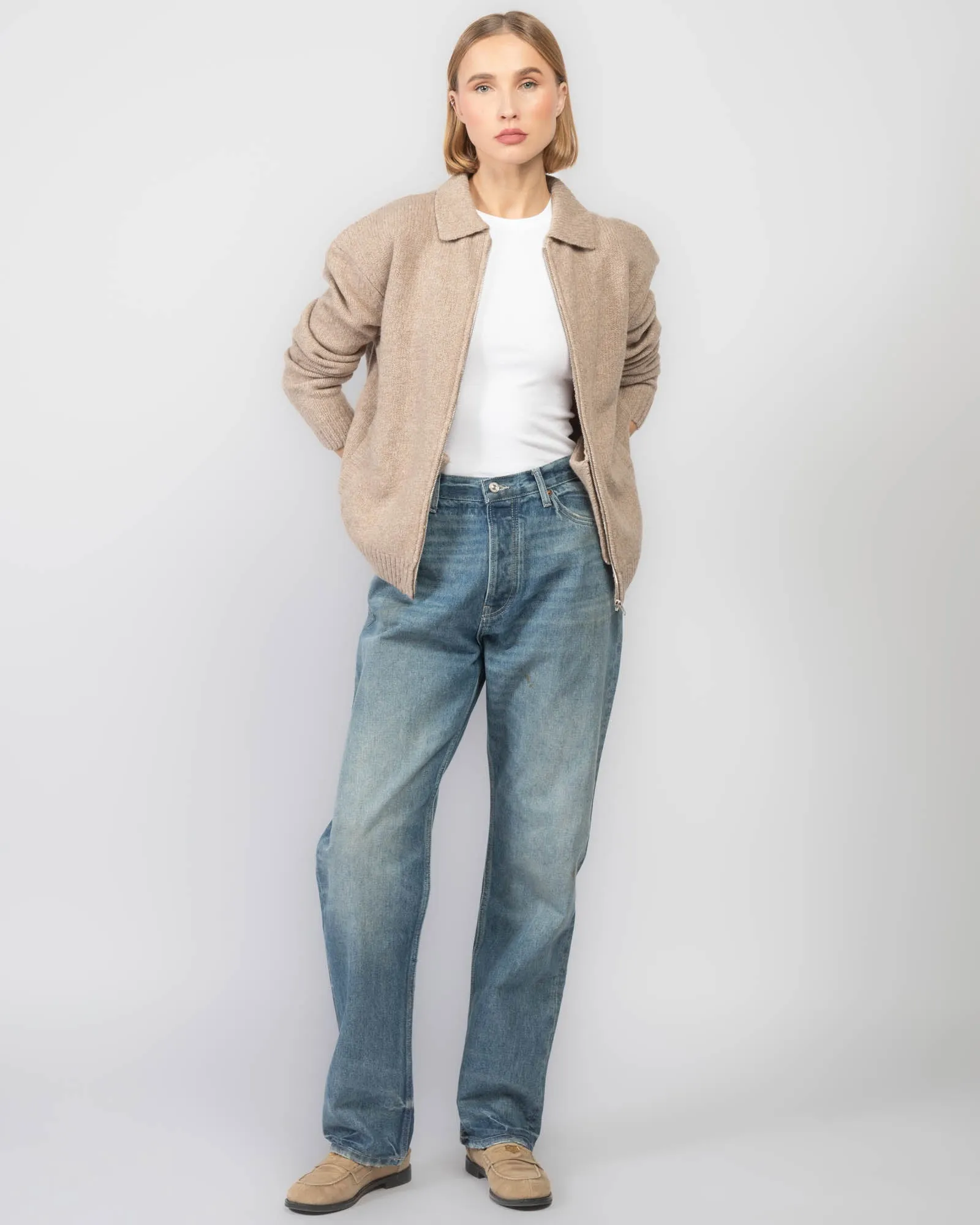 Collar Zip Jacket sold by TNT Fashion product image thumbnail 2