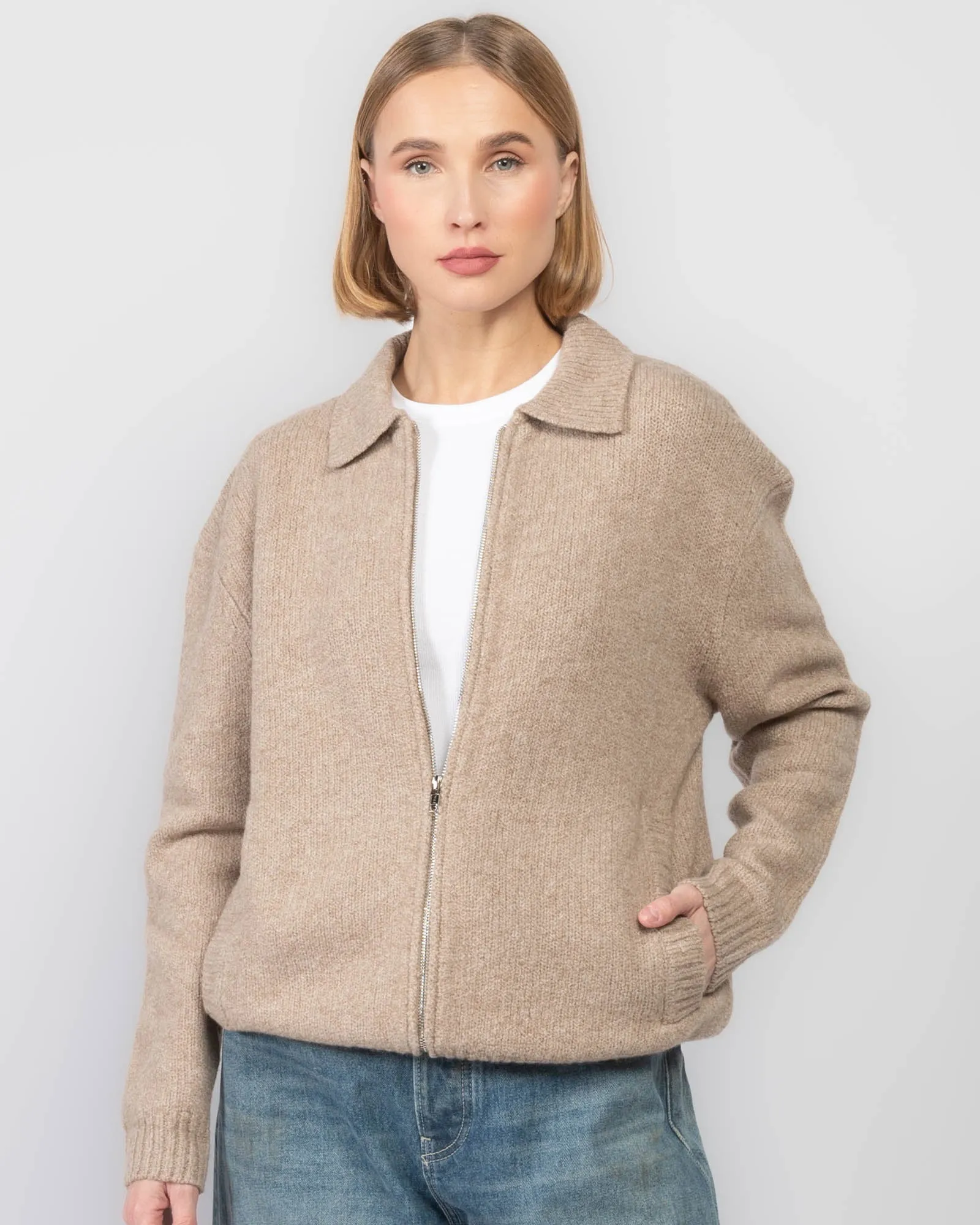 Collar Zip Jacket sold by TNT Fashion product image thumbnail 4