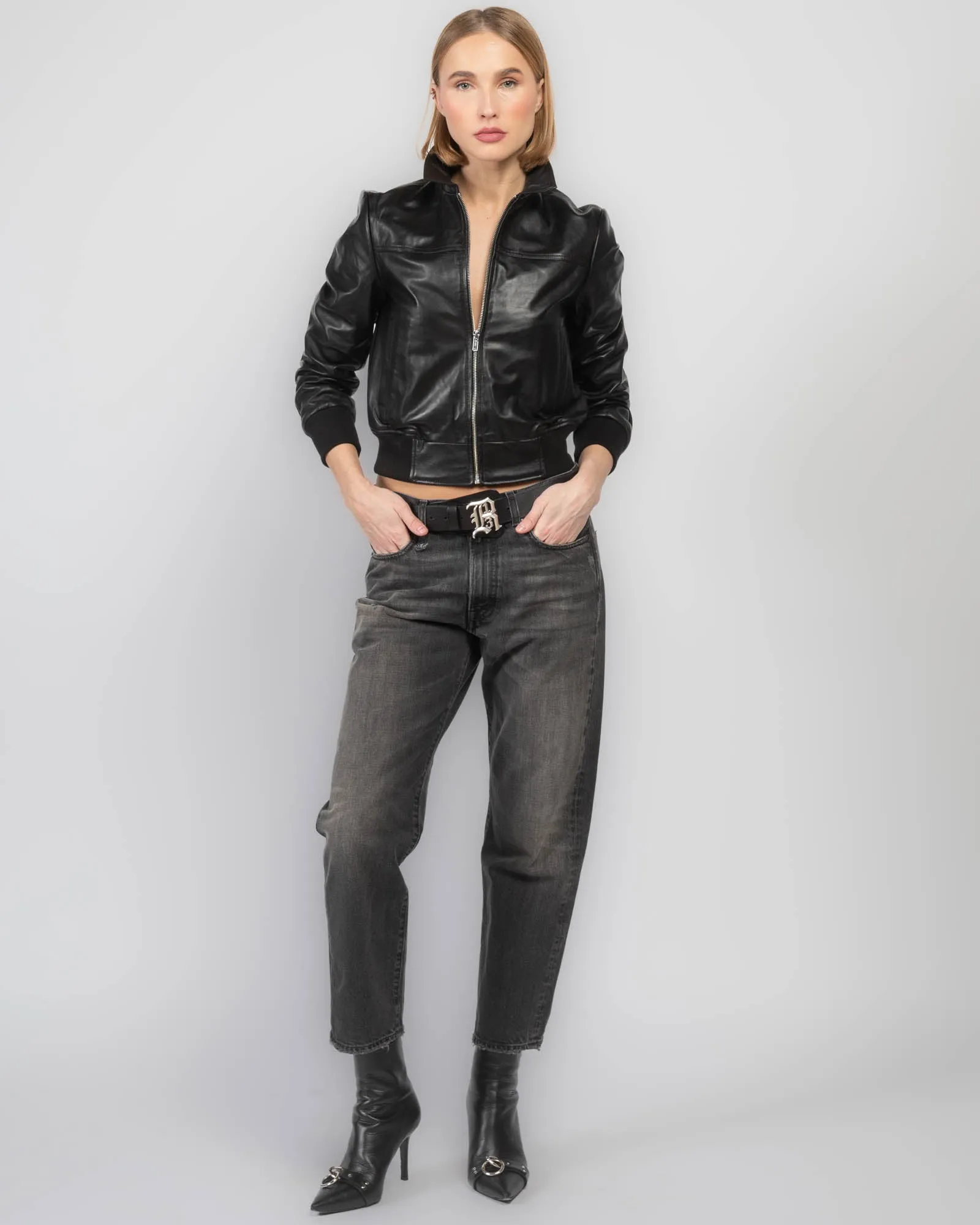 Berlin Leather Jacket sold by TNT Fashion product image thumbnail 2