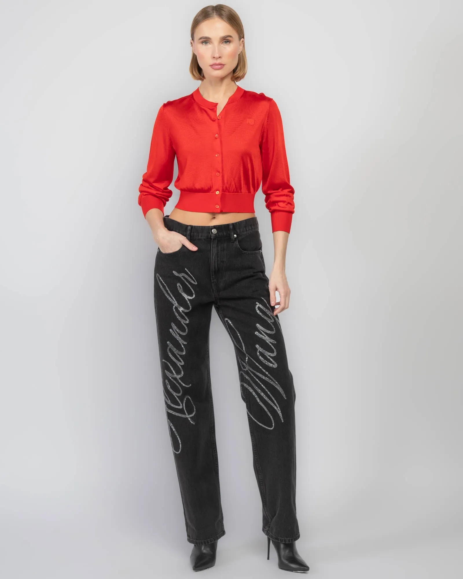 Cropped Cardigan sold by TNT Fashion product image thumbnail 2