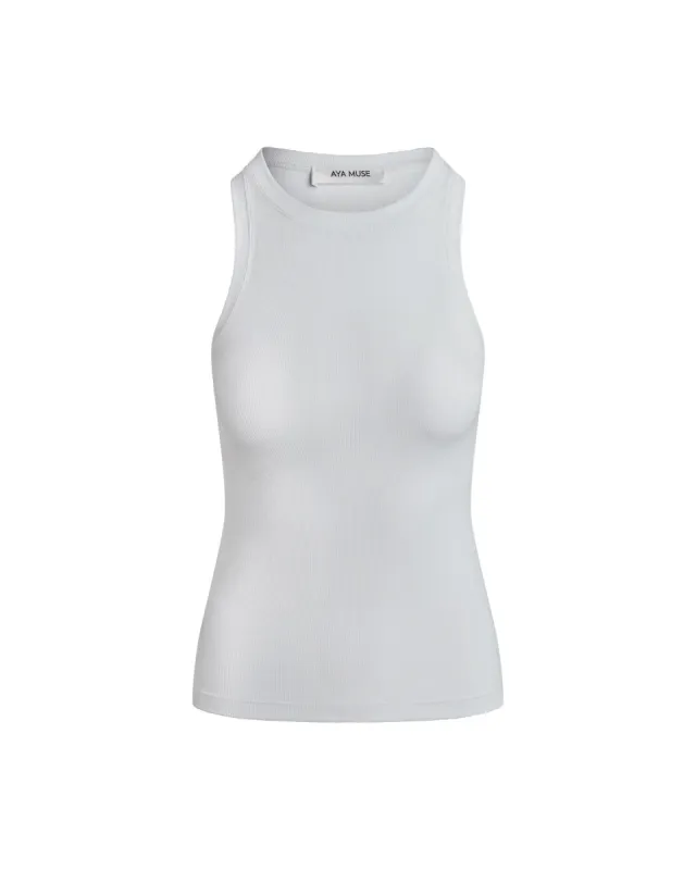 Ribbed High Neck Tank sold by TNT Fashion