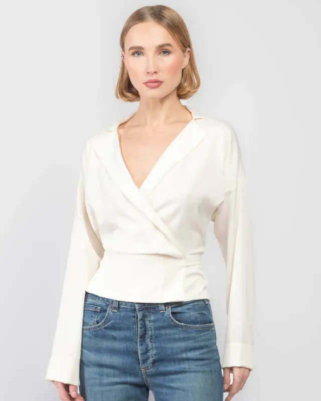 Fluid Crepe Blouse sold by TNT Fashion