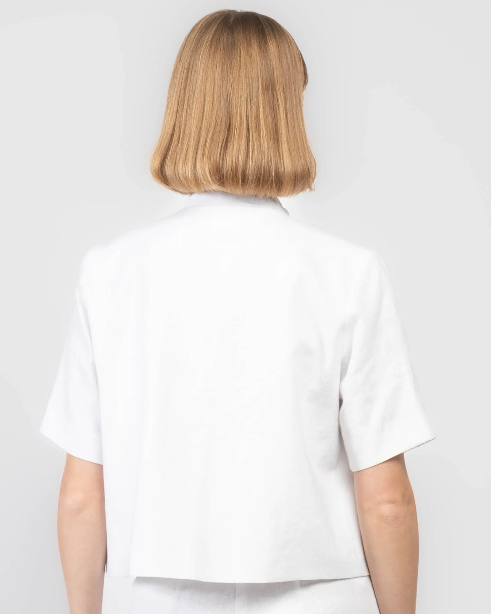 Short Sleeve Linen Jacket sold by TNT Fashion product image thumbnail 3