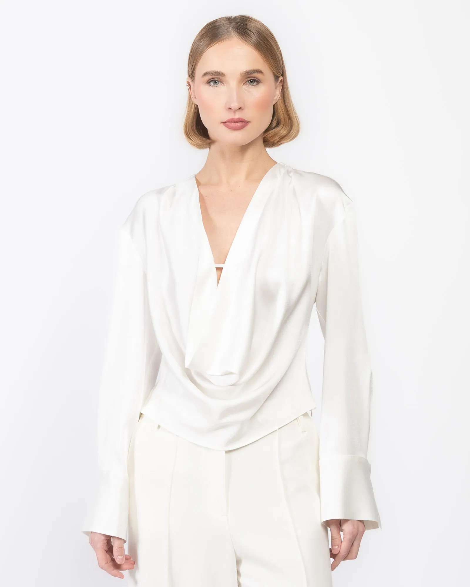 Enver Satin Blouse sold by TNT Fashion