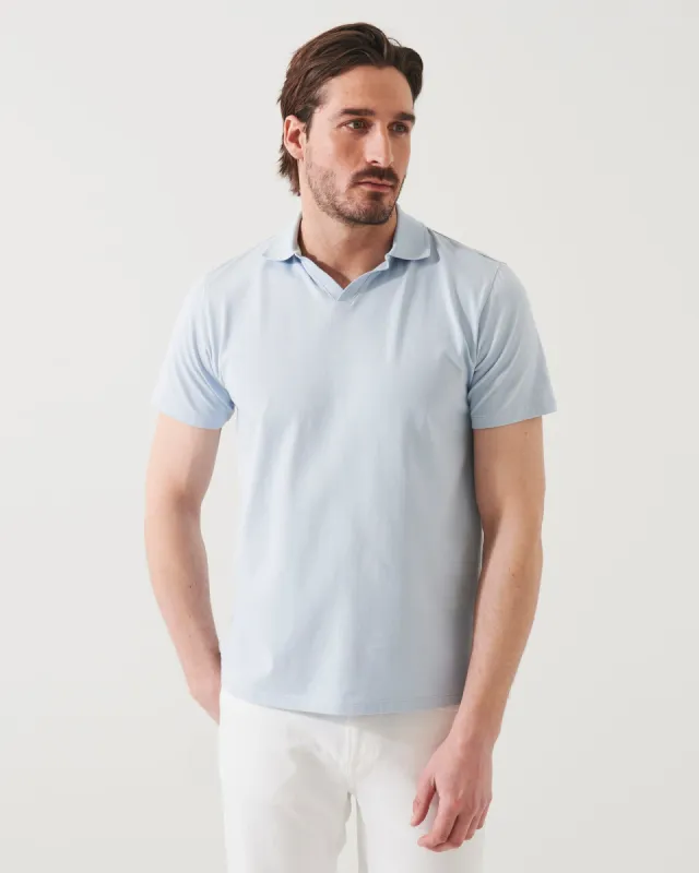 Pima Stretch Open Polo sold by TNT Fashion