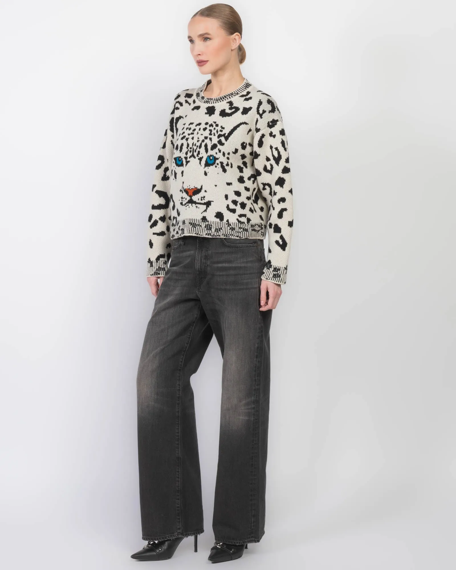 Snow Leopard Sweater sold by TNT Fashion product image thumbnail 4