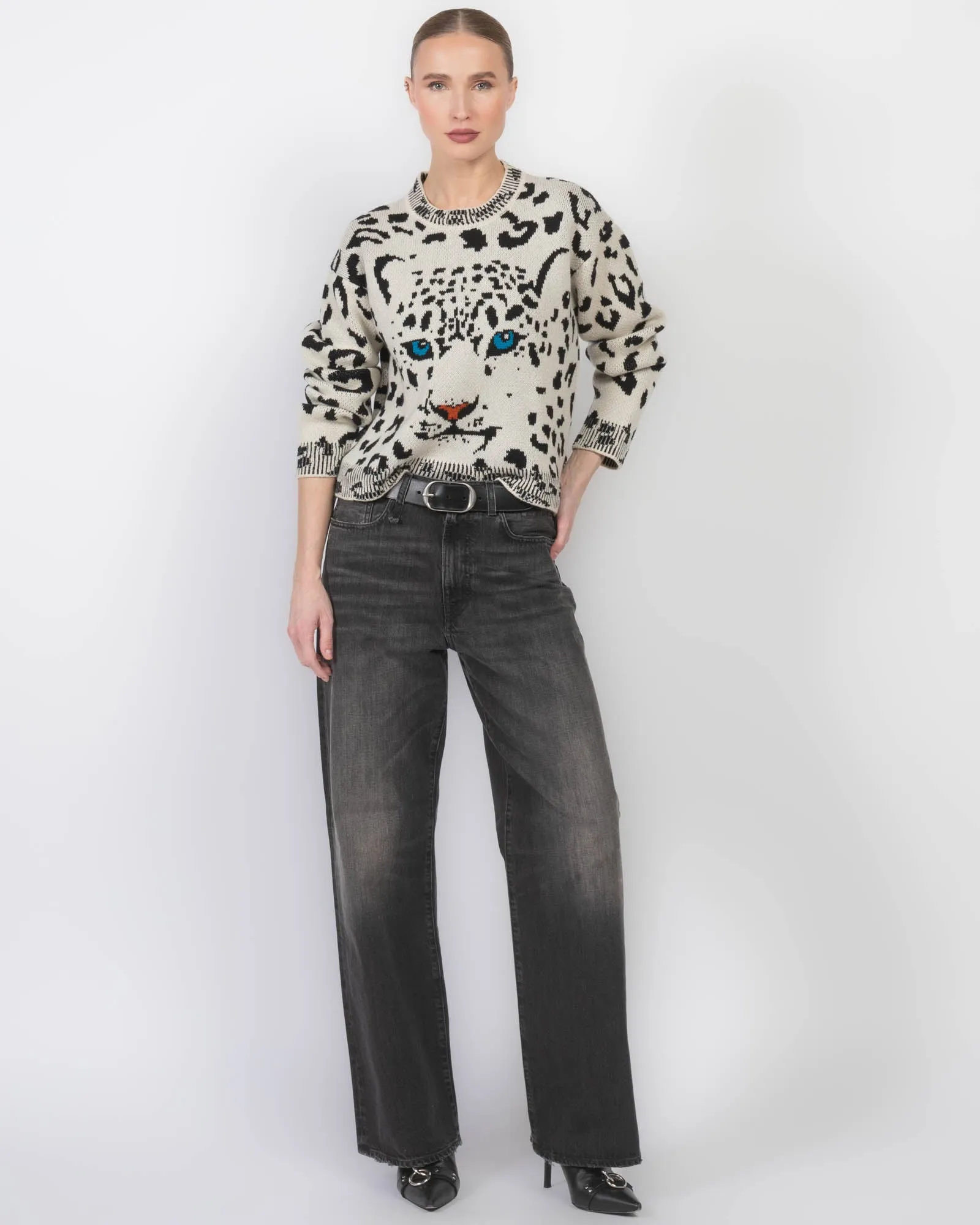 Snow Leopard Sweater sold by TNT Fashion product image thumbnail 2