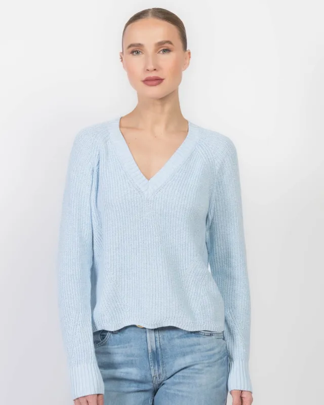 Shaker V-Neck Sweater sold by TNT Fashion