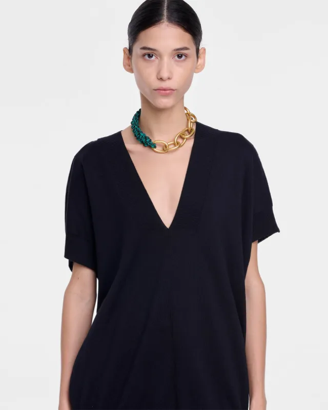 V-Neck Knit Tee sold by TNT Fashion