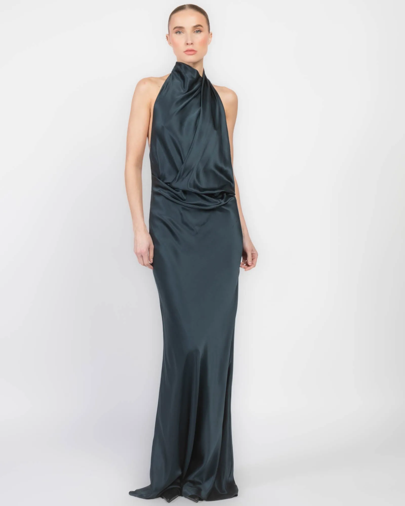 Halter Drape Gown sold by TNT Fashion product image thumbnail 3