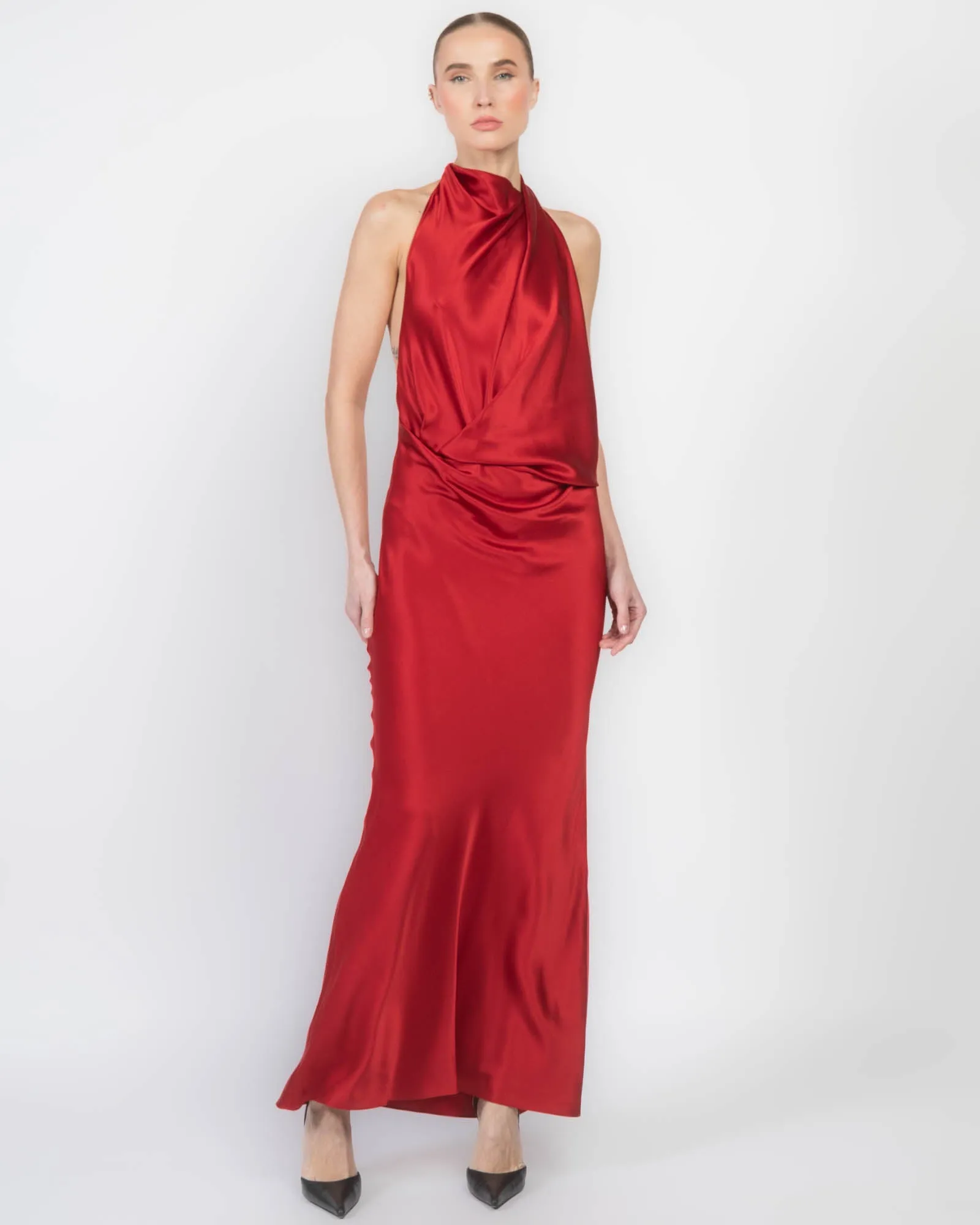 Halter Drape Dress sold by TNT Fashion product image thumbnail 3