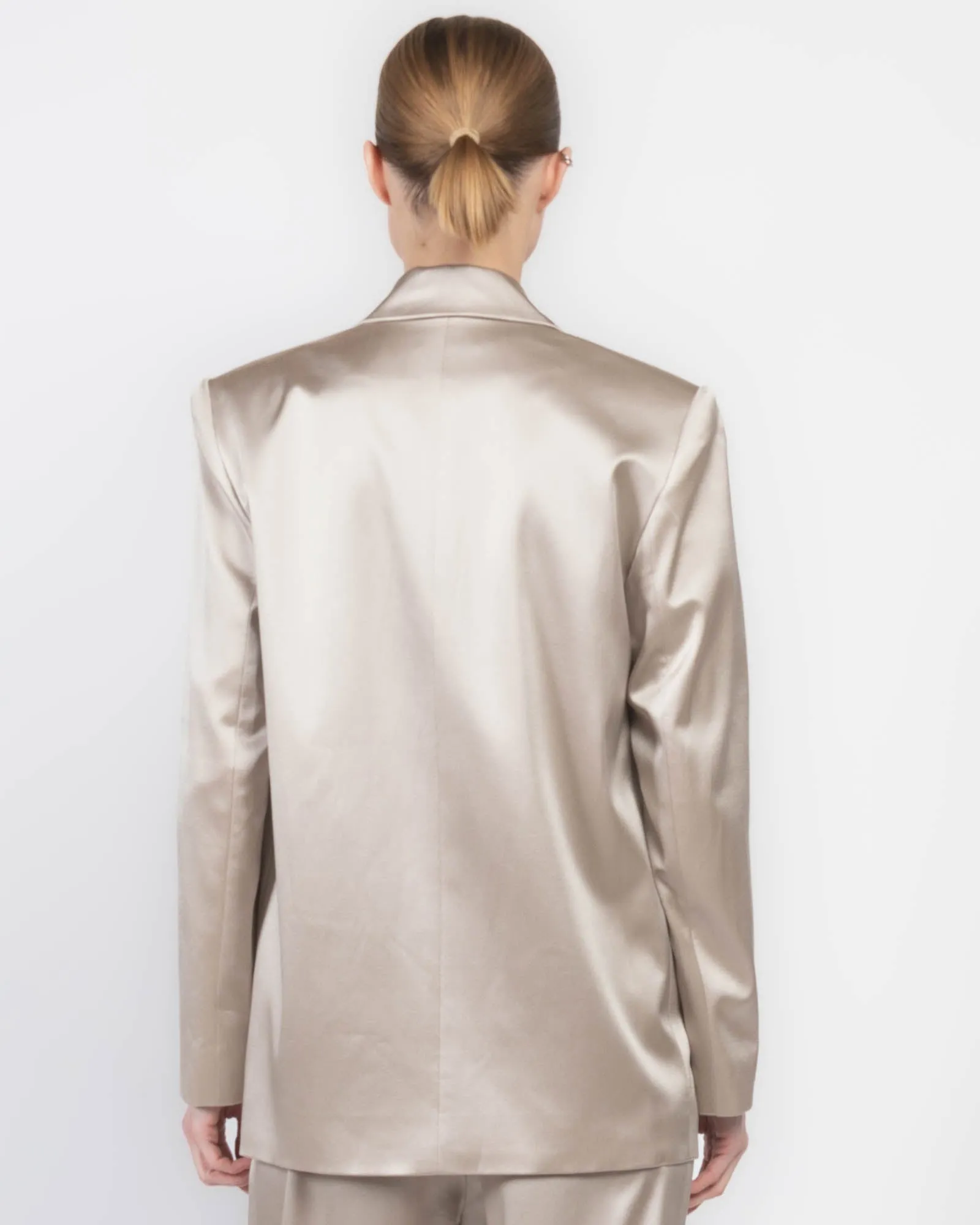 Oversized Silk Blazer sold by TNT Fashion product image thumbnail 3