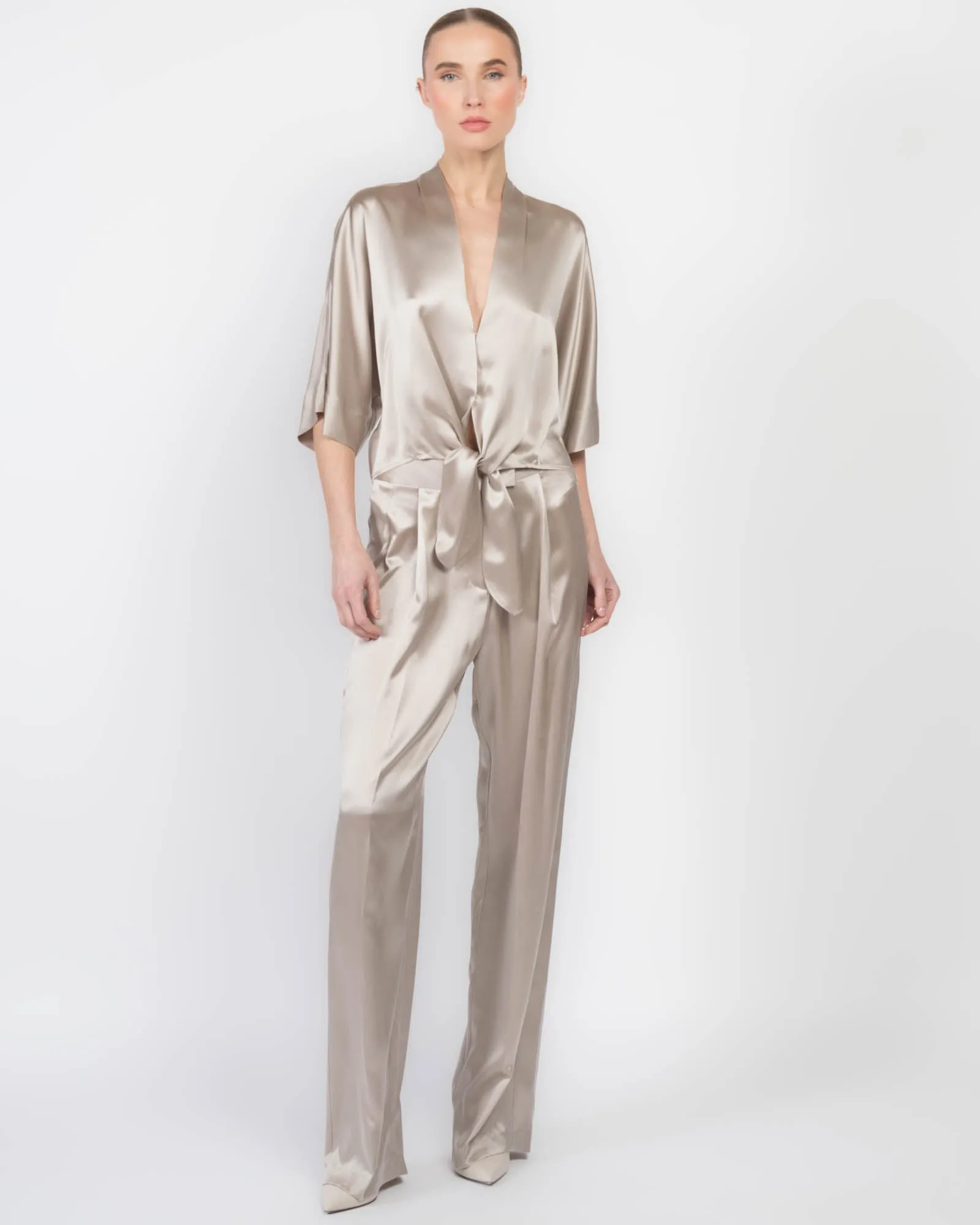 Dolman Tie Blouse sold by TNT Fashion product image thumbnail 2