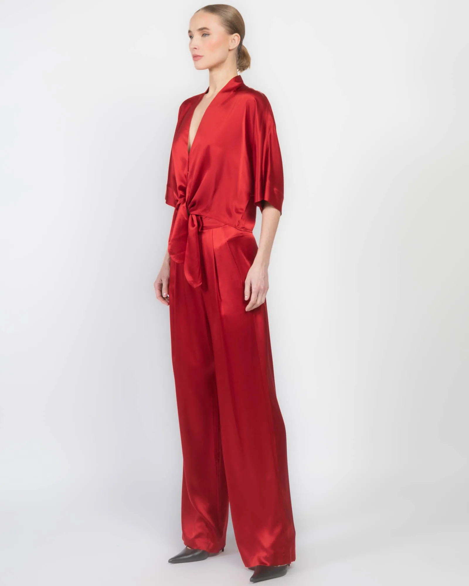 Dolman Tie Blouse sold by TNT Fashion product image thumbnail 4