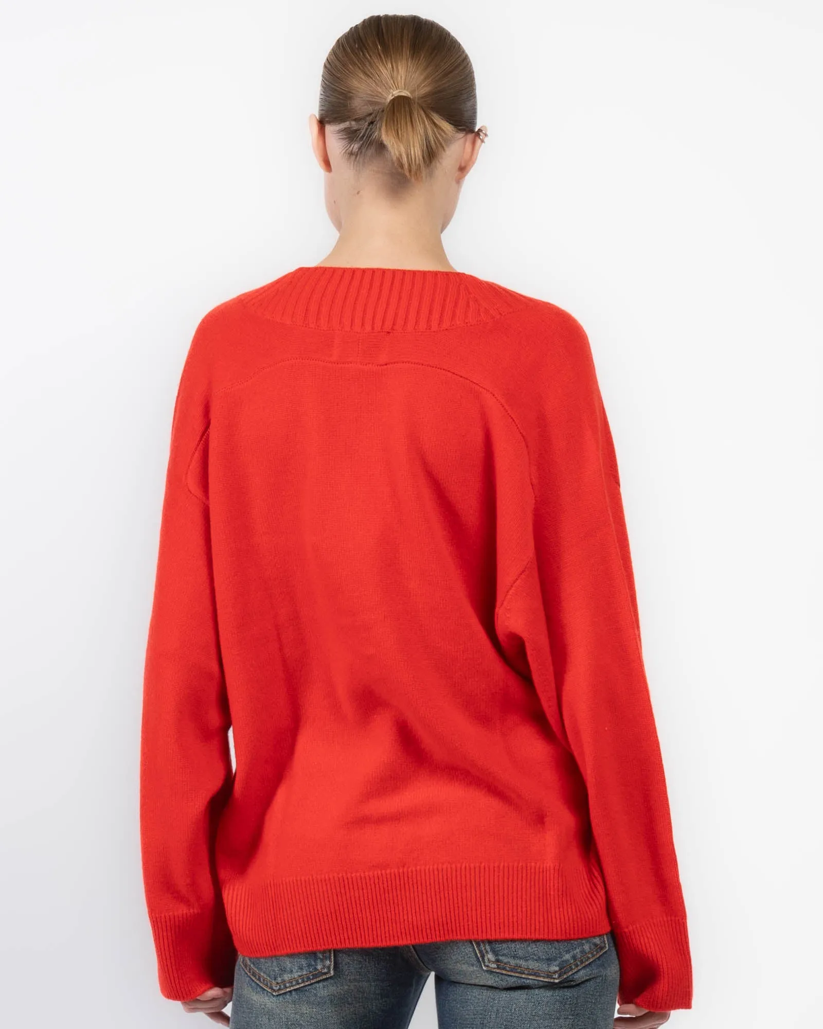 Deep V-Neck Sweater sold by TNT Fashion product image thumbnail 3