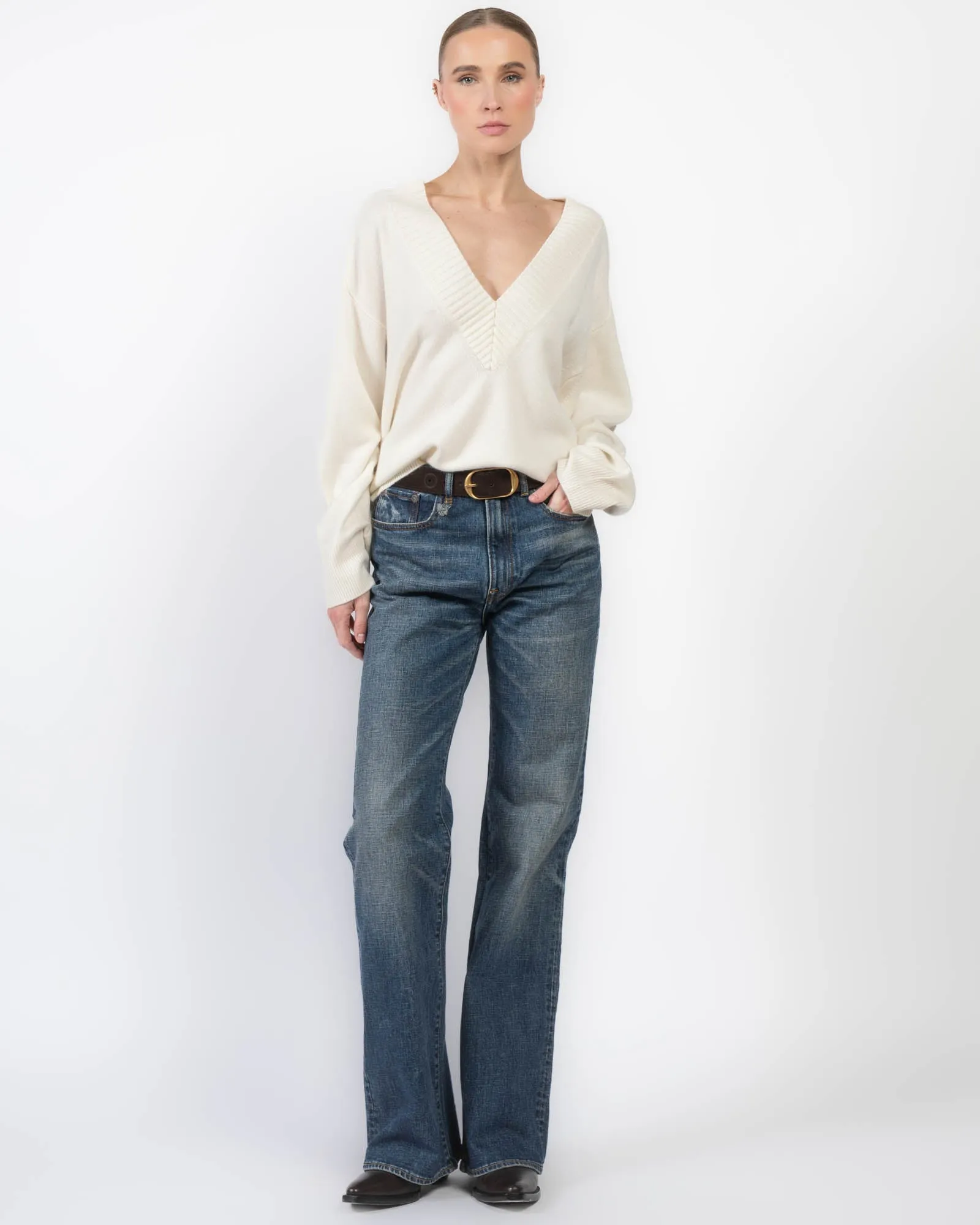 Deep V-Neck Sweater sold by TNT Fashion product image thumbnail 2