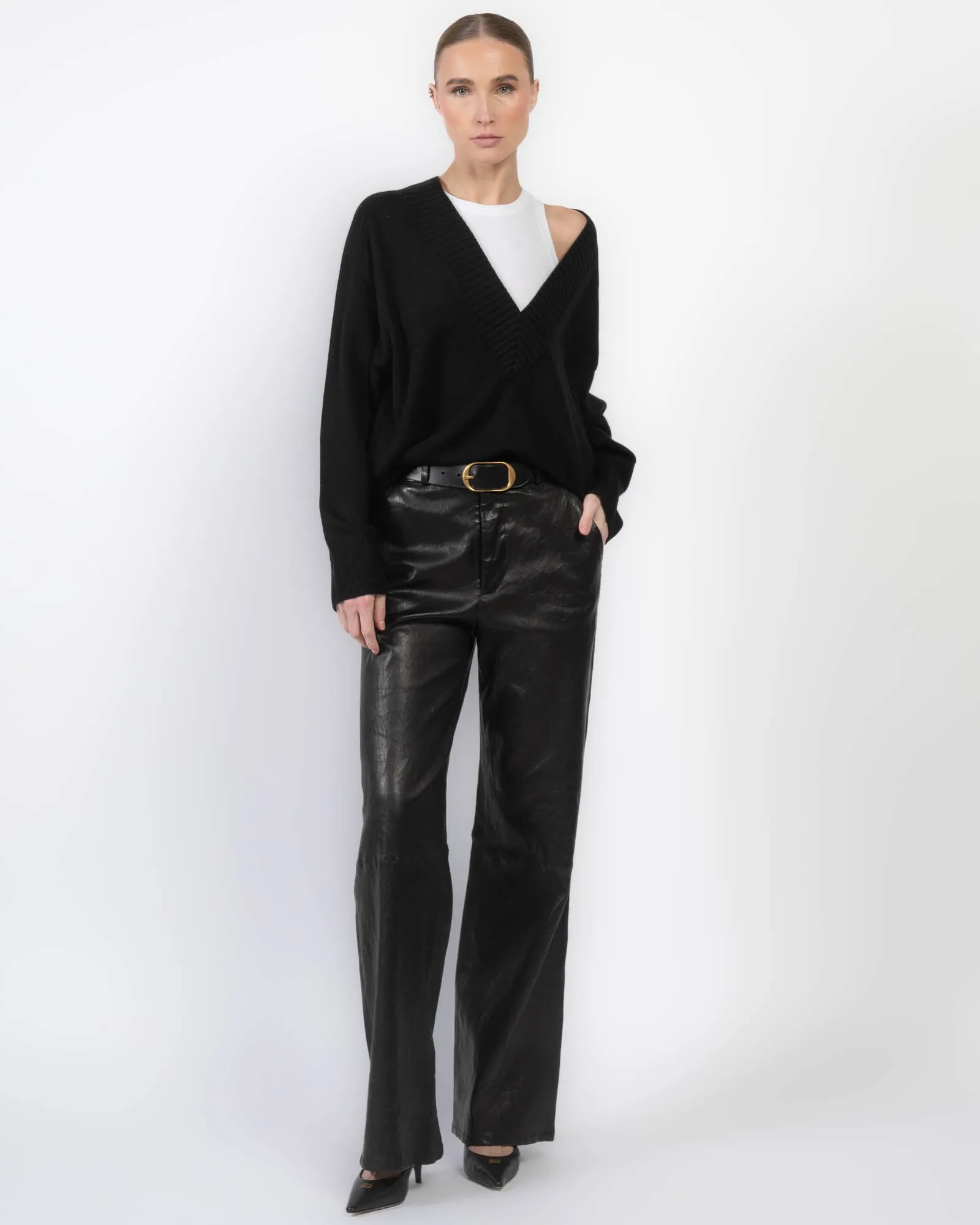 Deep V-Neck Sweater sold by TNT Fashion product image thumbnail 2