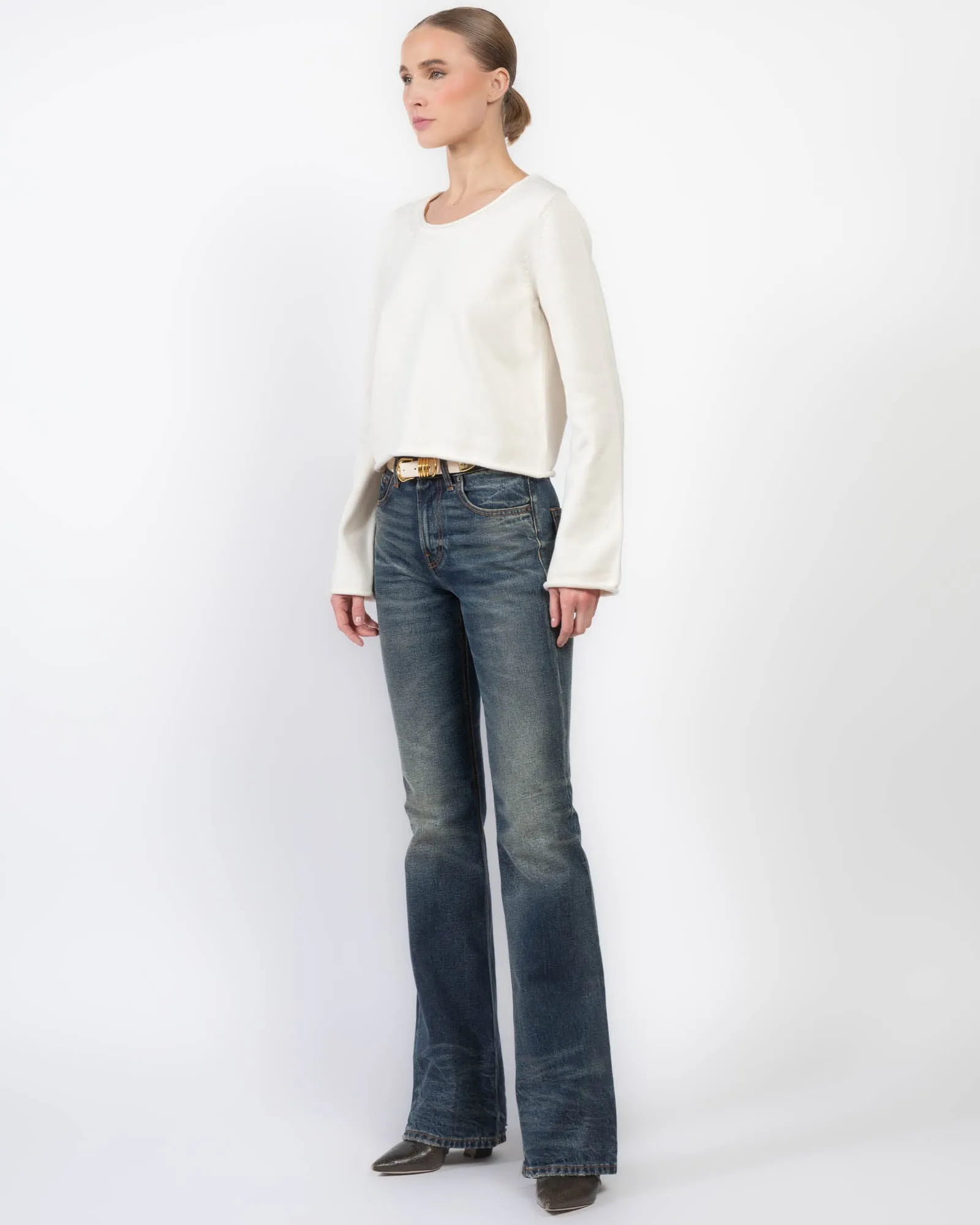 Roll Trim Crewneck sold by TNT Fashion product image thumbnail 4