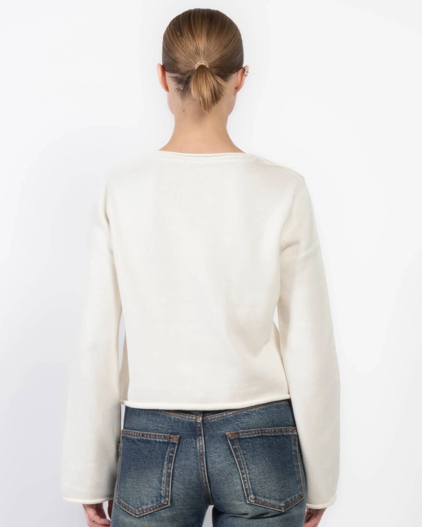 Roll Trim Crewneck sold by TNT Fashion product image thumbnail 3