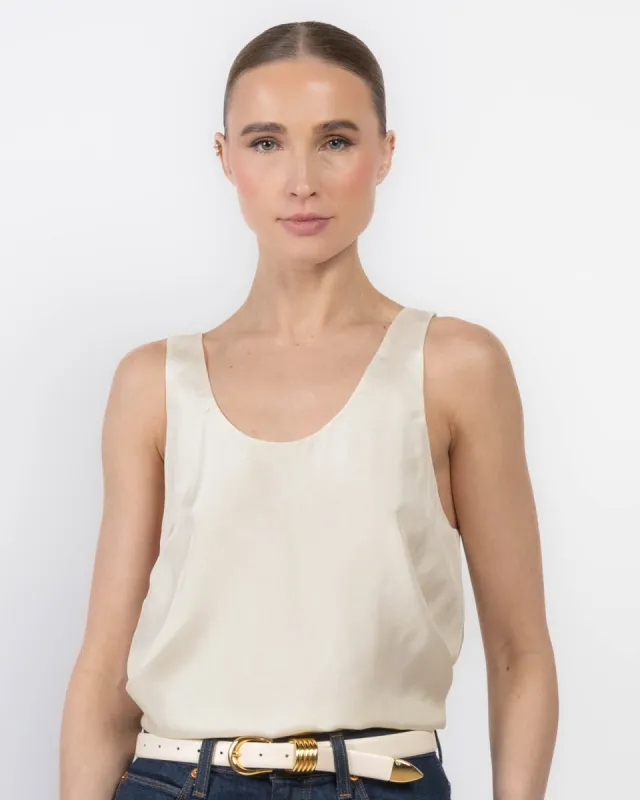 Washed Habotai Tank sold by TNT Fashion