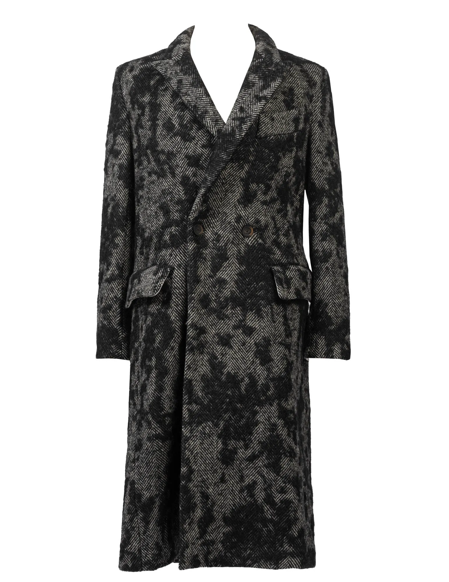 Double-Breasted Long Coat sold by TNT Fashion