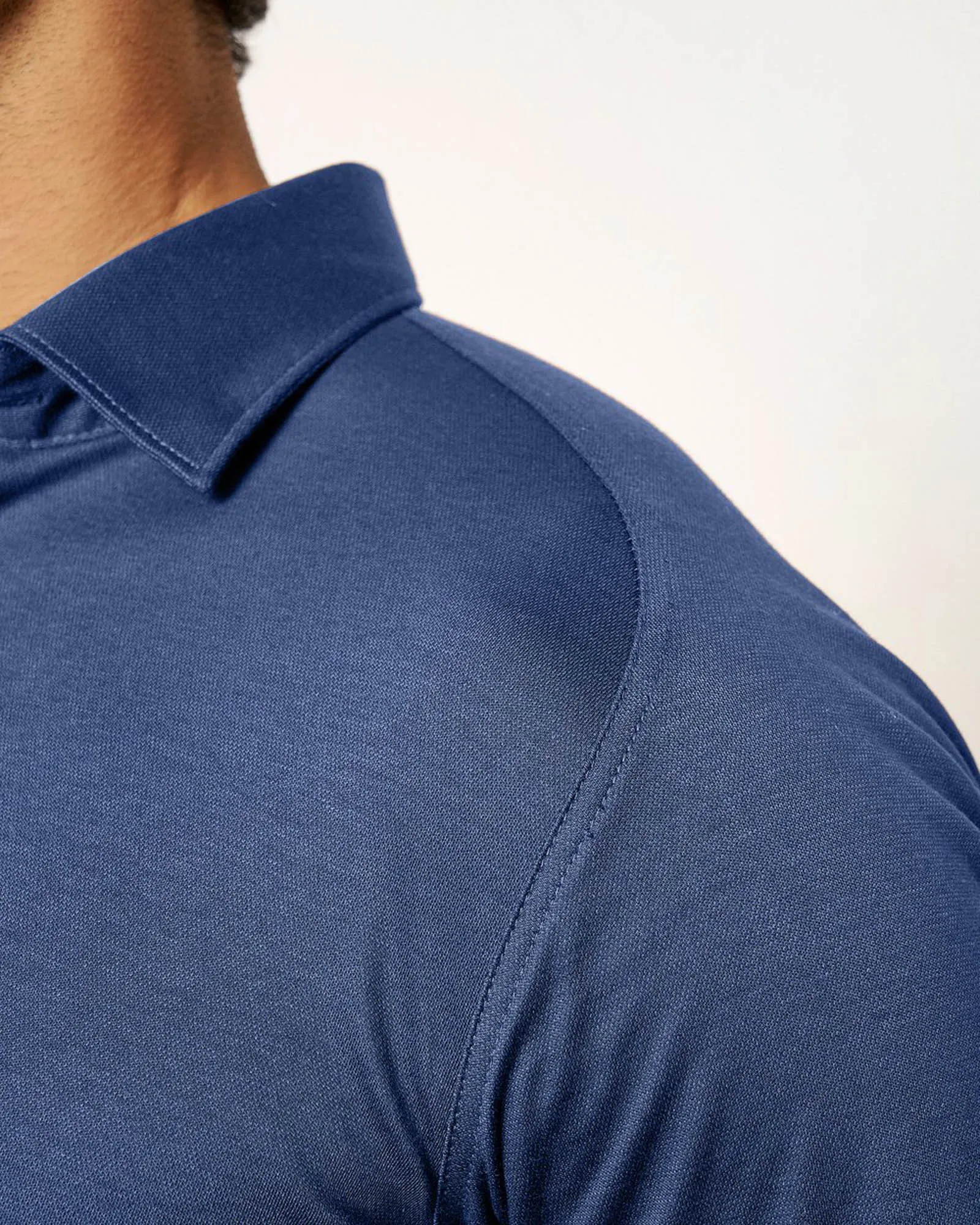 Long Sleeve Solid Pique Shirt sold by TNT Fashion product image thumbnail 4