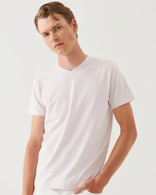 Short Sleeve V-Neck Stretch Tee sold by TNT Fashion