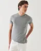 Short Sleeve V-Neck Stretch Tee sold by TNT Fashion