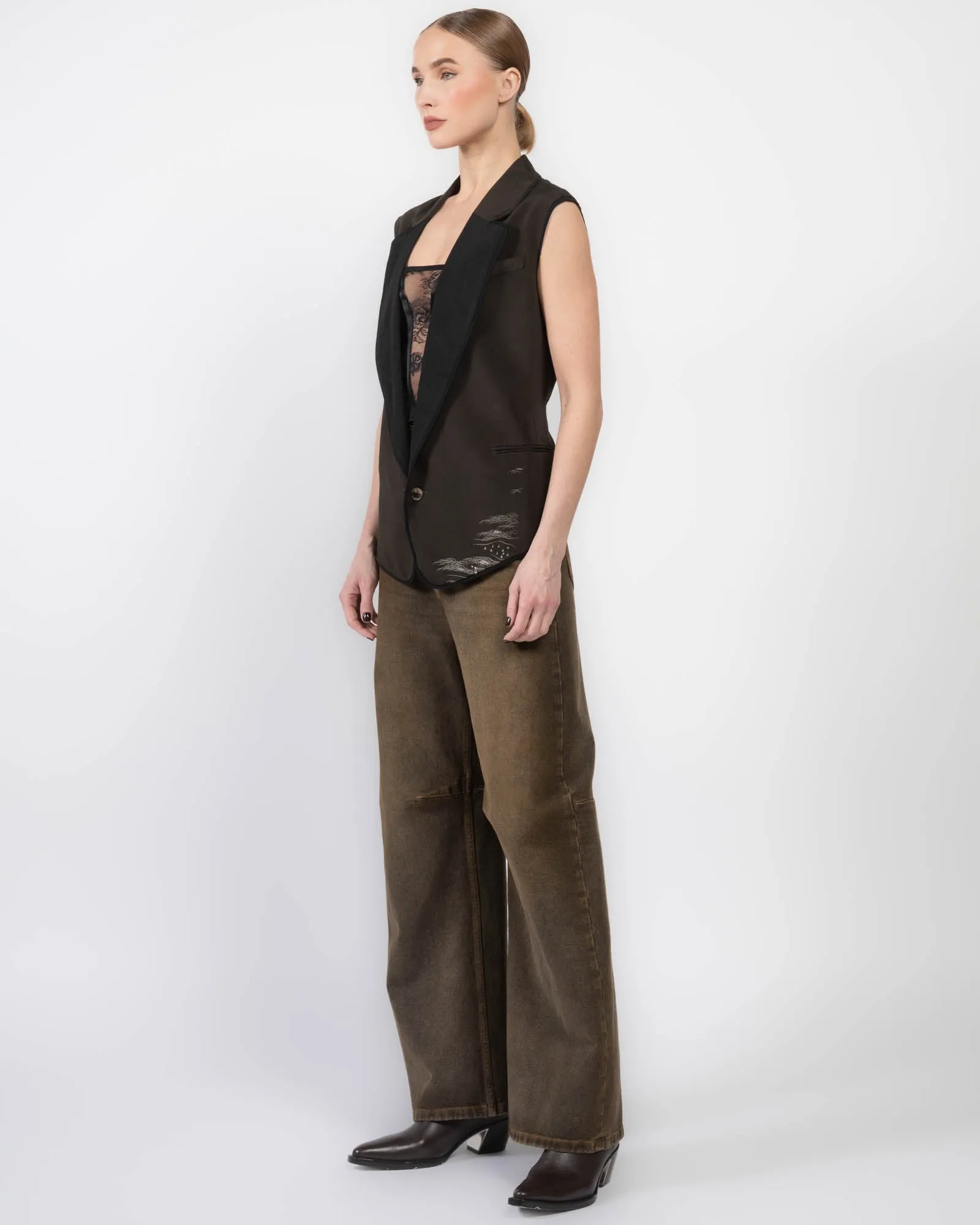 Kimono Print Vest sold by TNT Fashion product image thumbnail 4