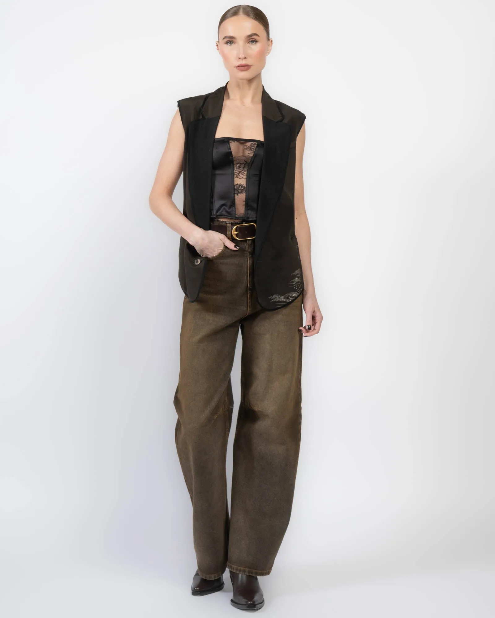 Kimono Print Vest sold by TNT Fashion product image thumbnail 3