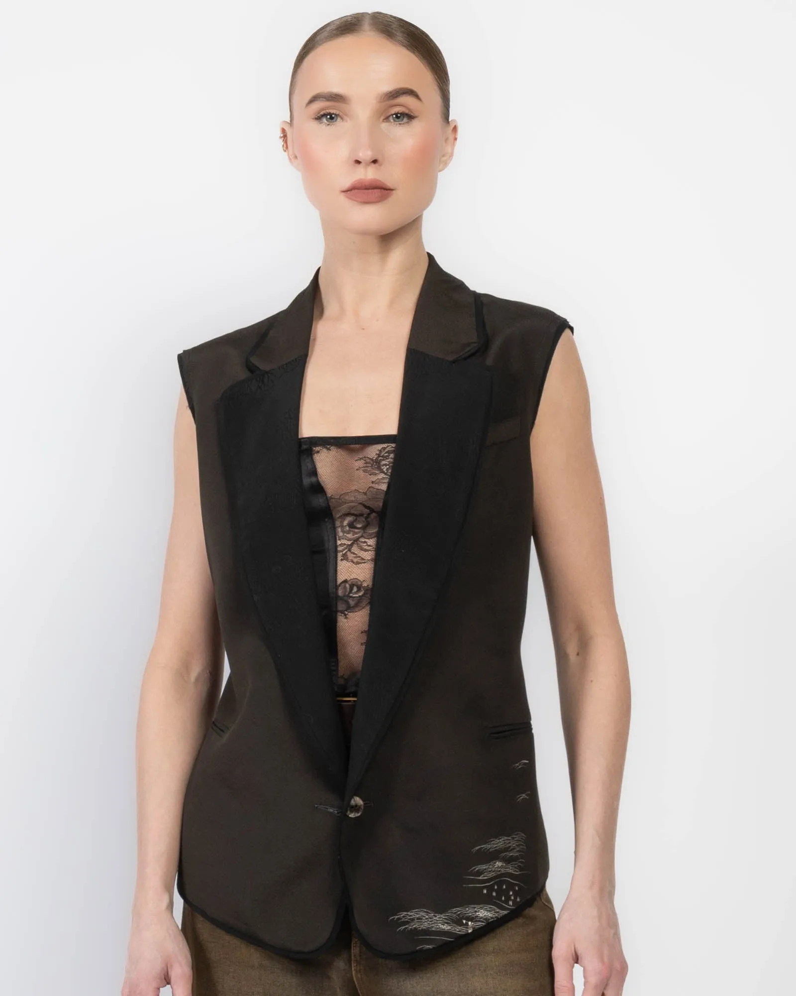 Kimono Print Vest sold by TNT Fashion