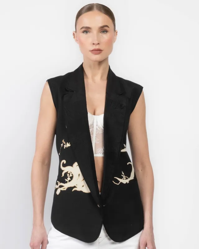 Kimono Print Vest sold by TNT Fashion