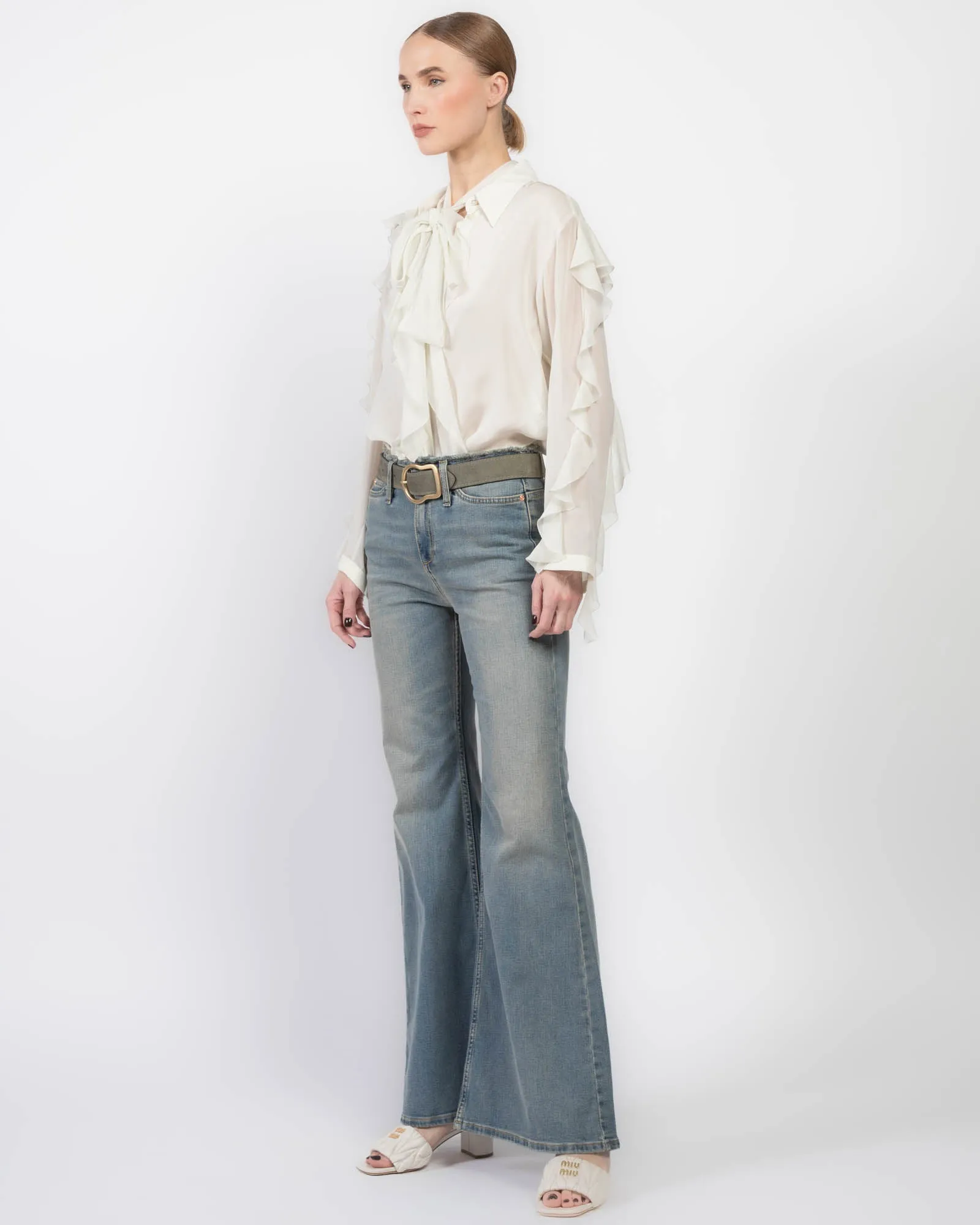 Sheer Twist Blouse sold by TNT Fashion product image thumbnail 5