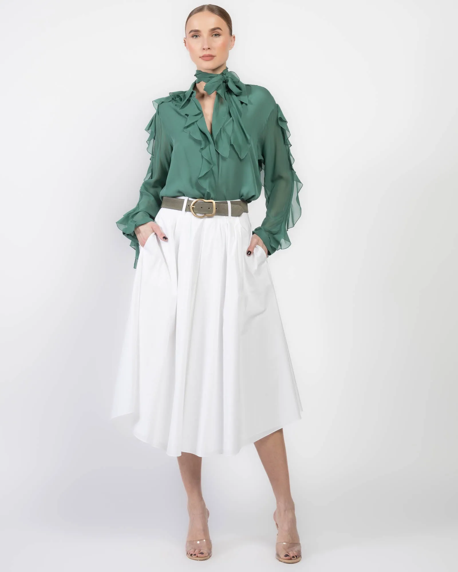 Sheer Twist Blouse sold by TNT Fashion product image thumbnail 2