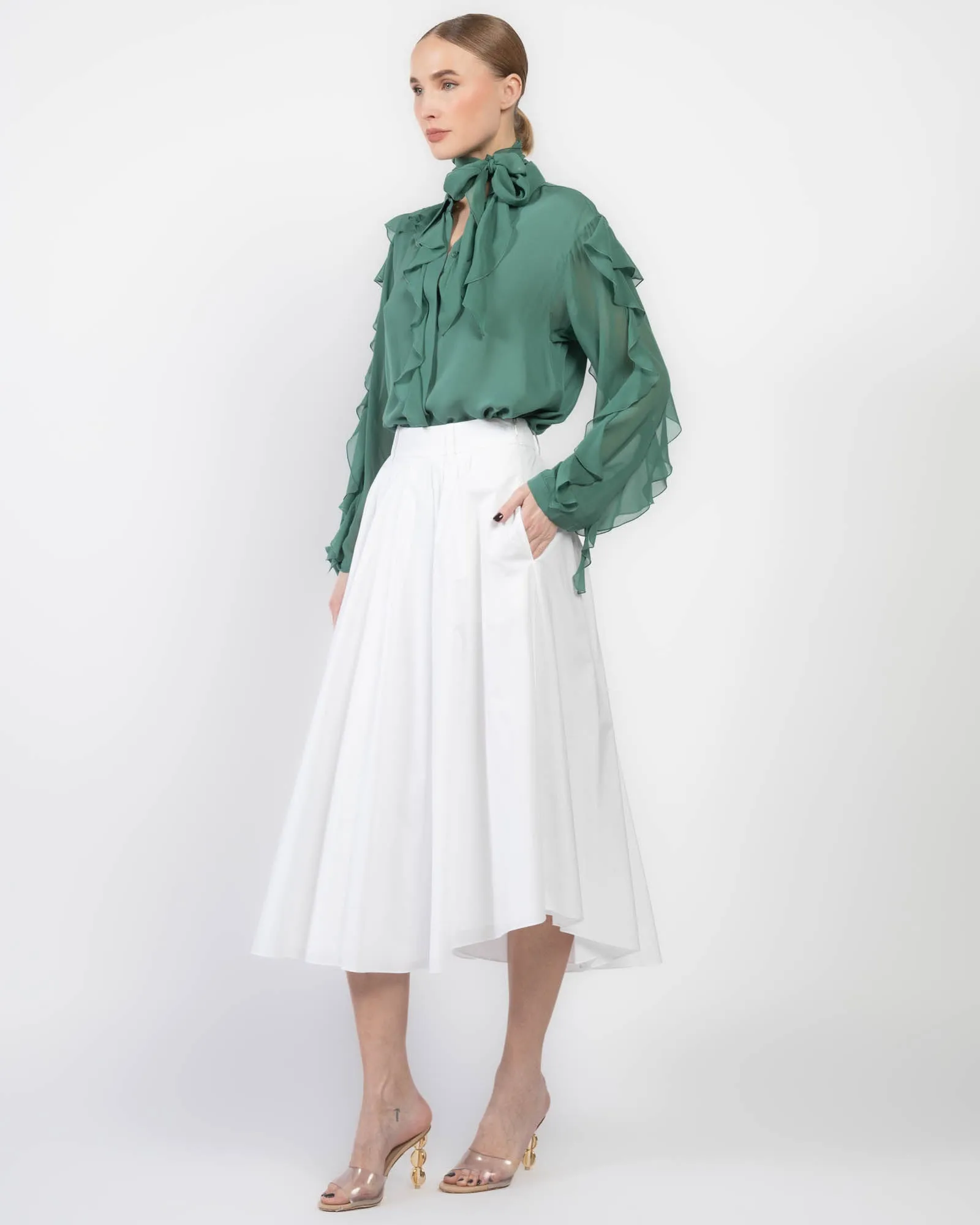 Sheer Twist Blouse sold by TNT Fashion product image thumbnail 4