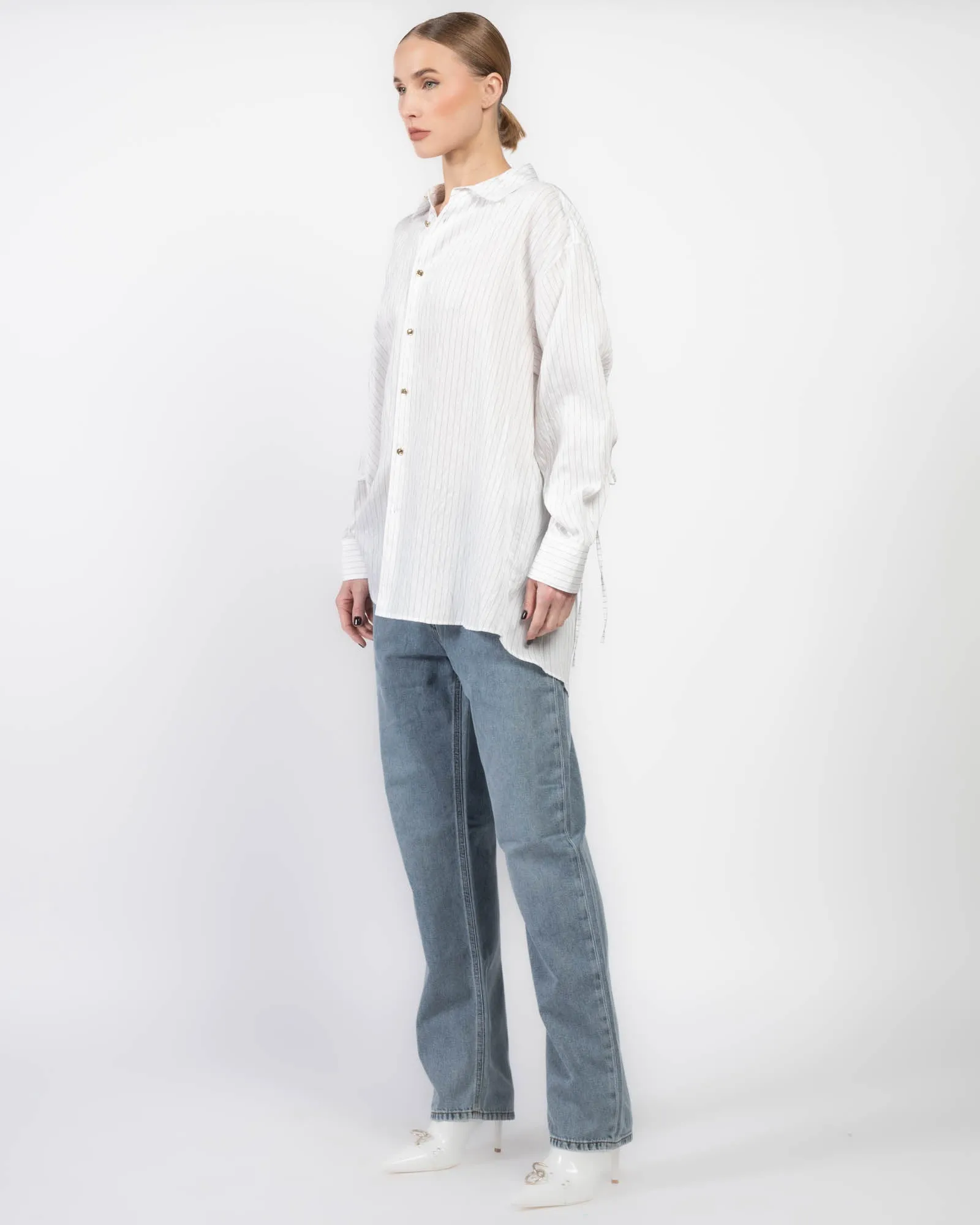 Keanu Stripe Shirt sold by TNT Fashion product image thumbnail 4