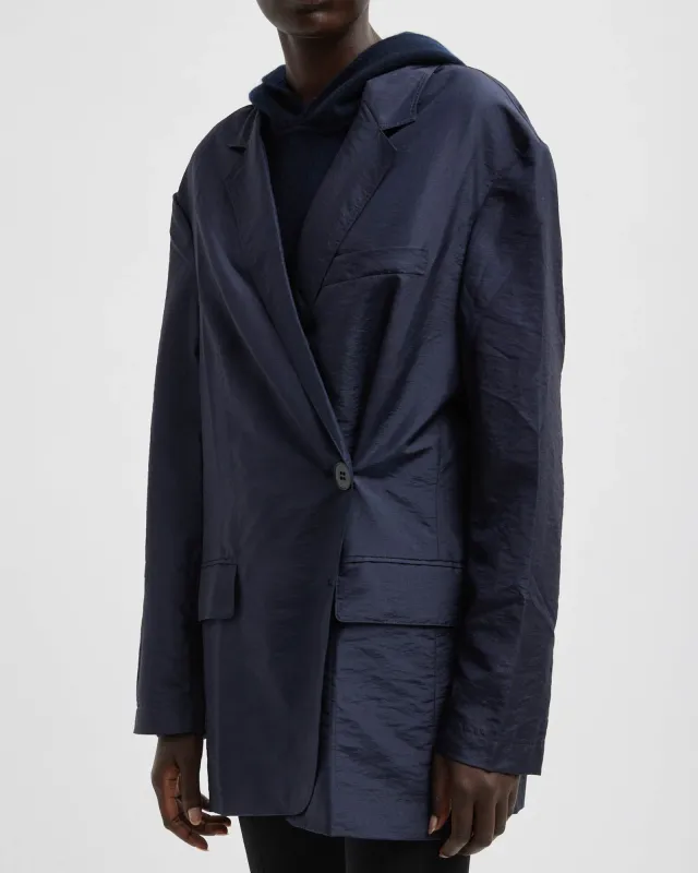 Crispy Nylon Liam Blazer sold by TNT Fashion