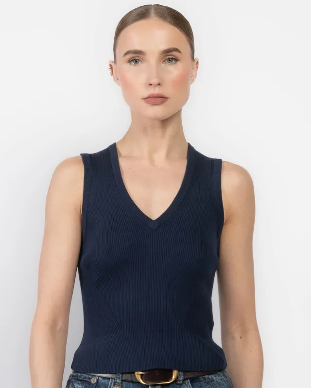 Amenah V-Neck Tank sold by TNT Fashion