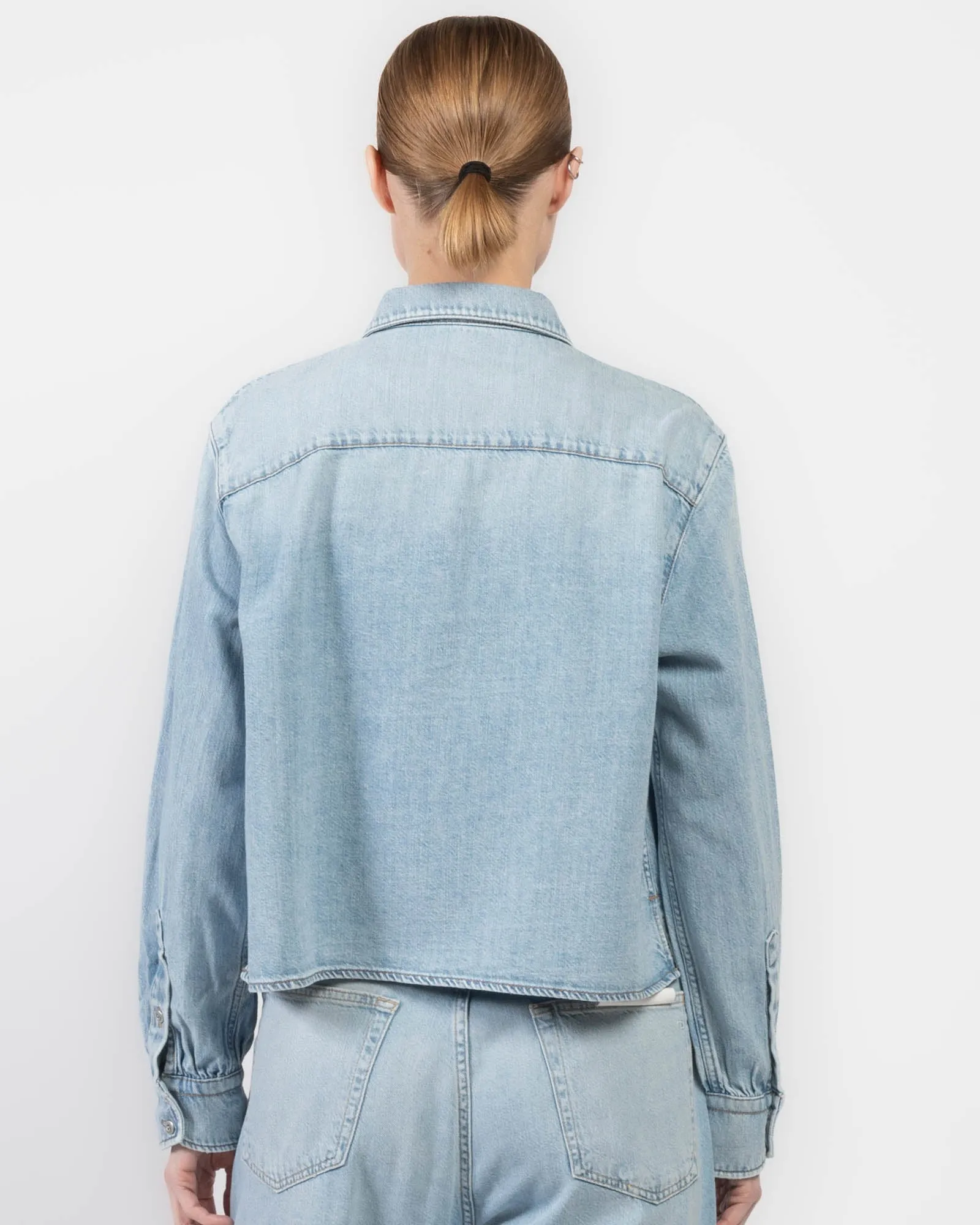 Featherweight Crop Shirt sold by TNT Fashion product image thumbnail 3