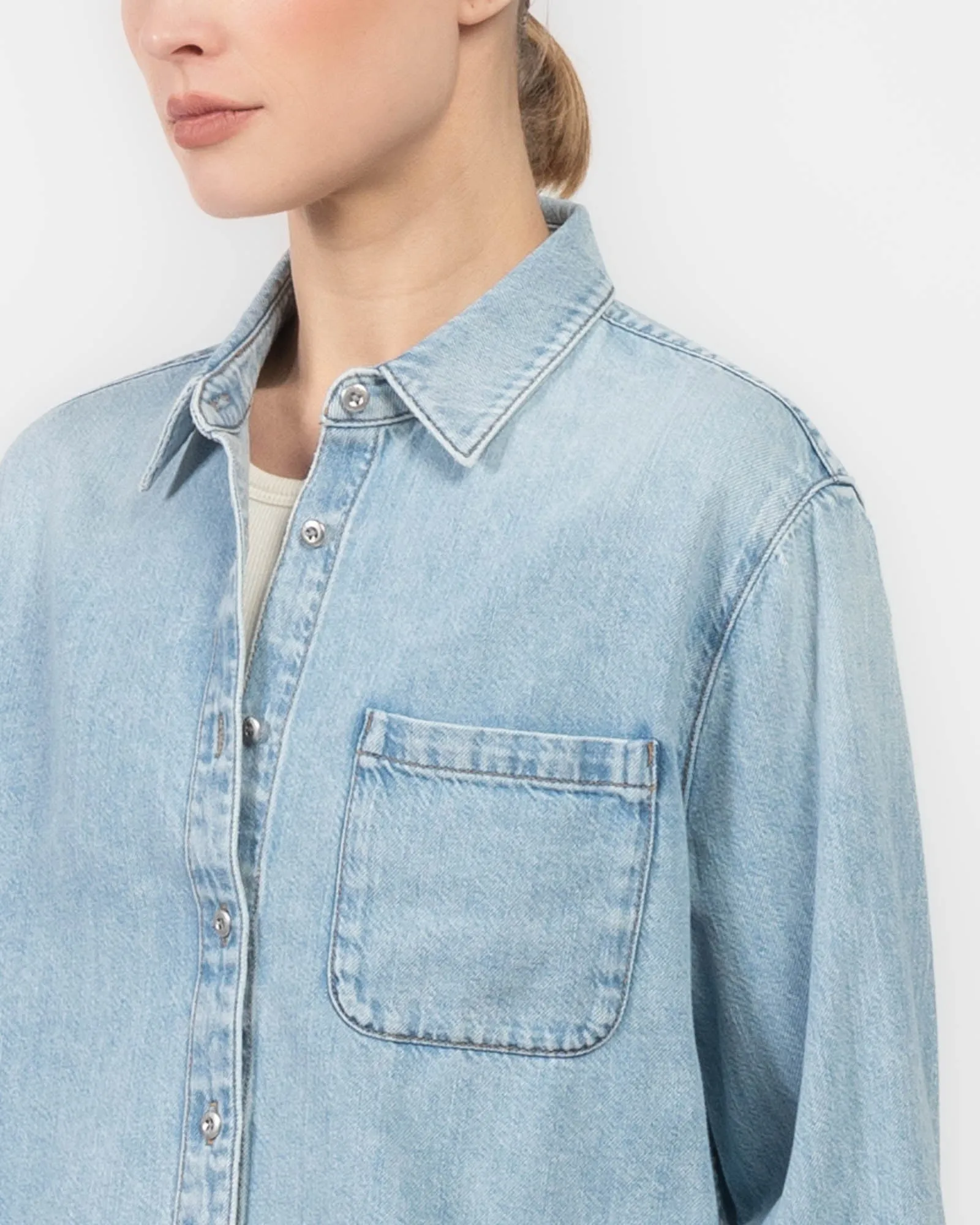 Featherweight Crop Shirt sold by TNT Fashion product image thumbnail 5