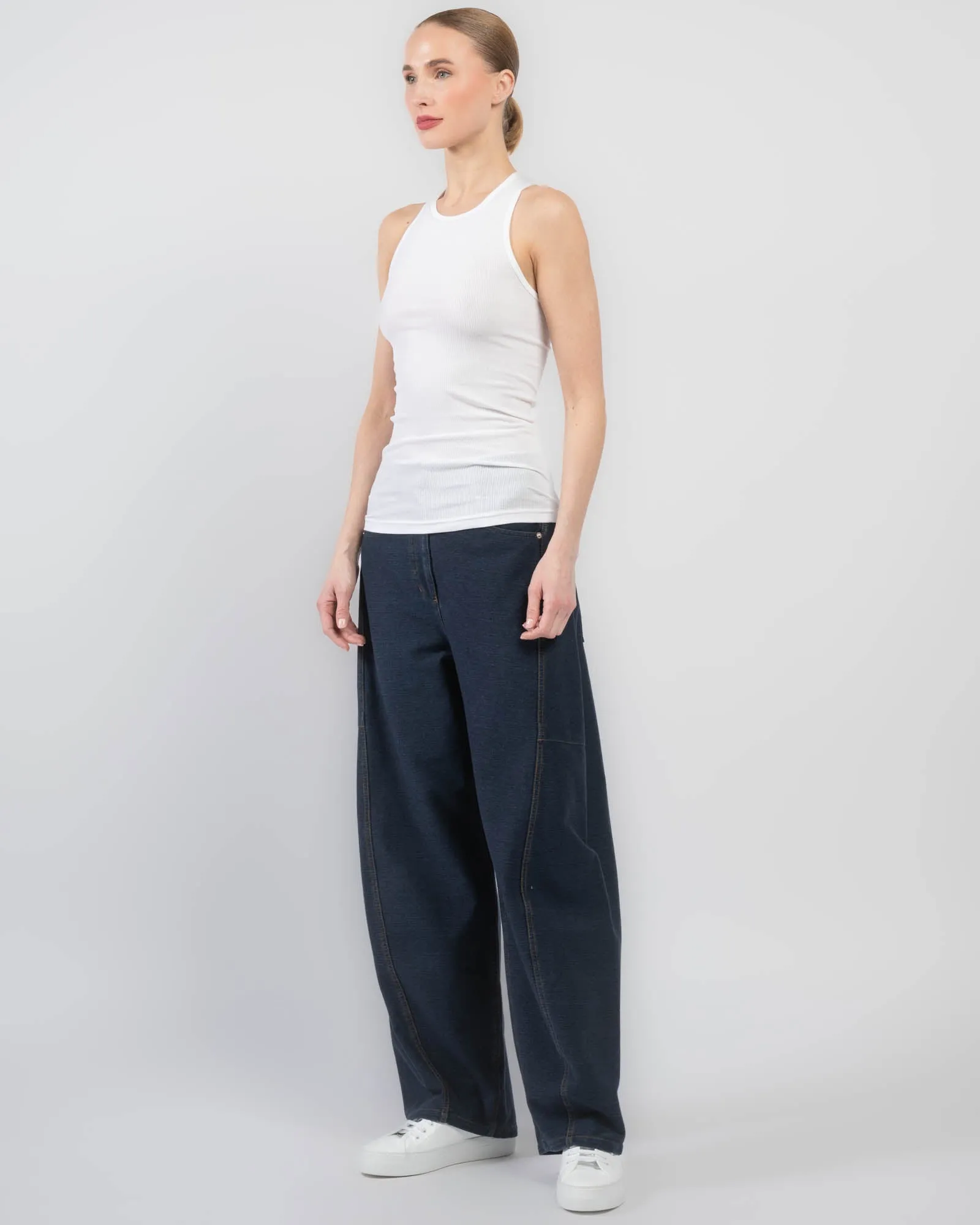 Circular Rib Tank Top sold by TNT Fashion product image thumbnail 4