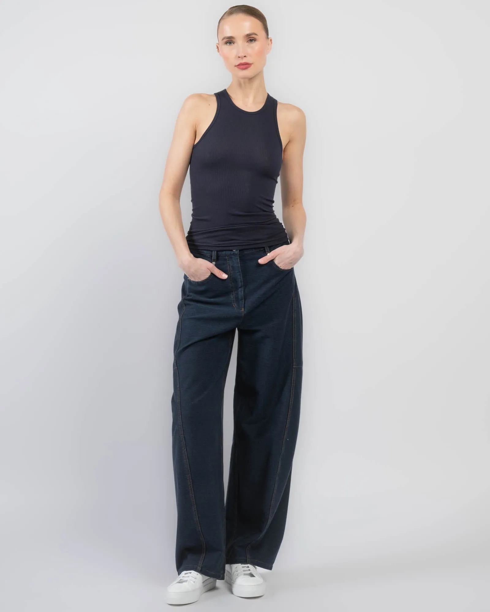 Circular Rib Tank Top sold by TNT Fashion product image thumbnail 2