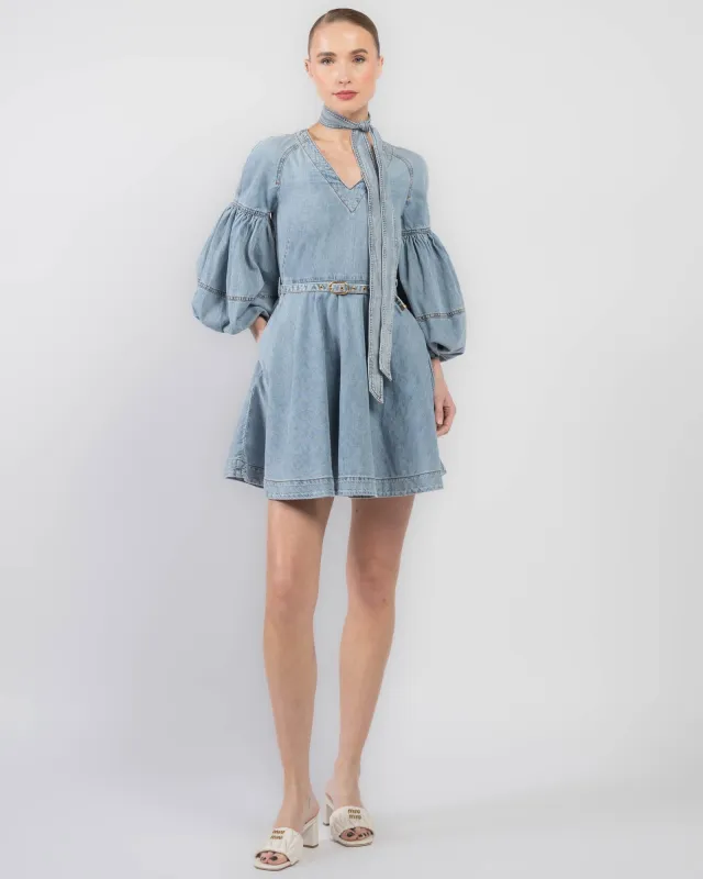 Illuminate Denim Dress sold by TNT Fashion