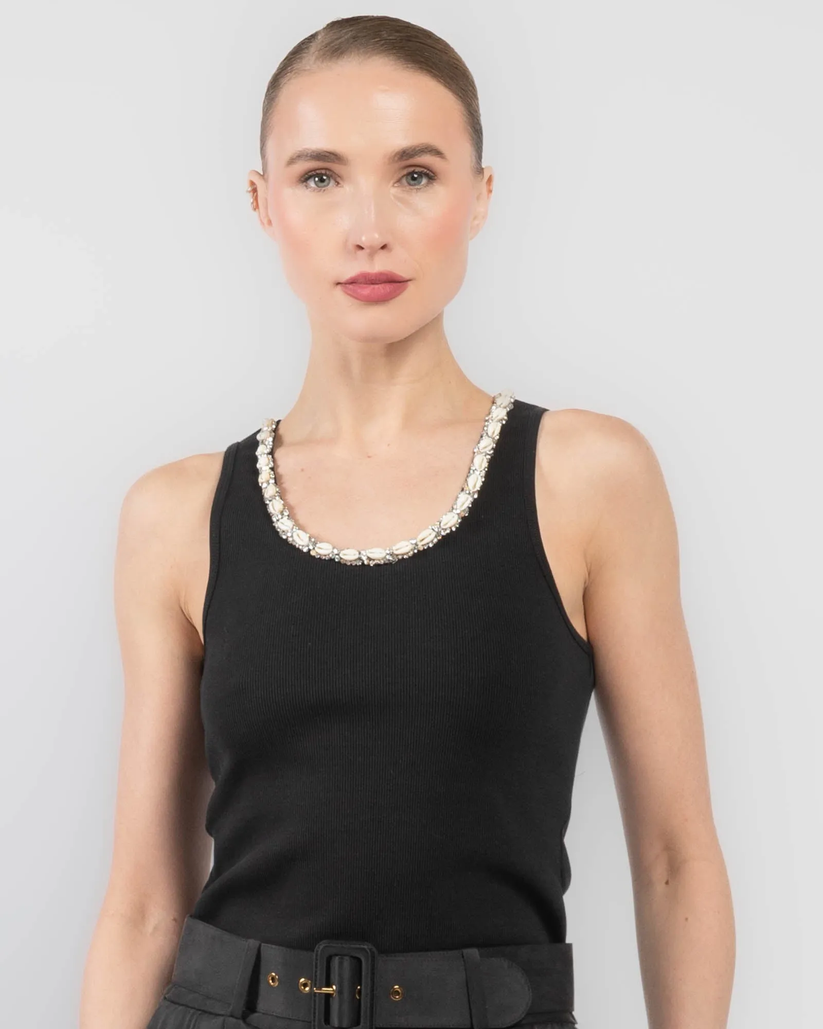 Illuminate Embellished Tank sold by TNT Fashion