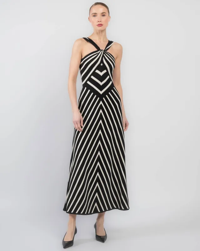 Illuminate Halter Dress sold by TNT Fashion