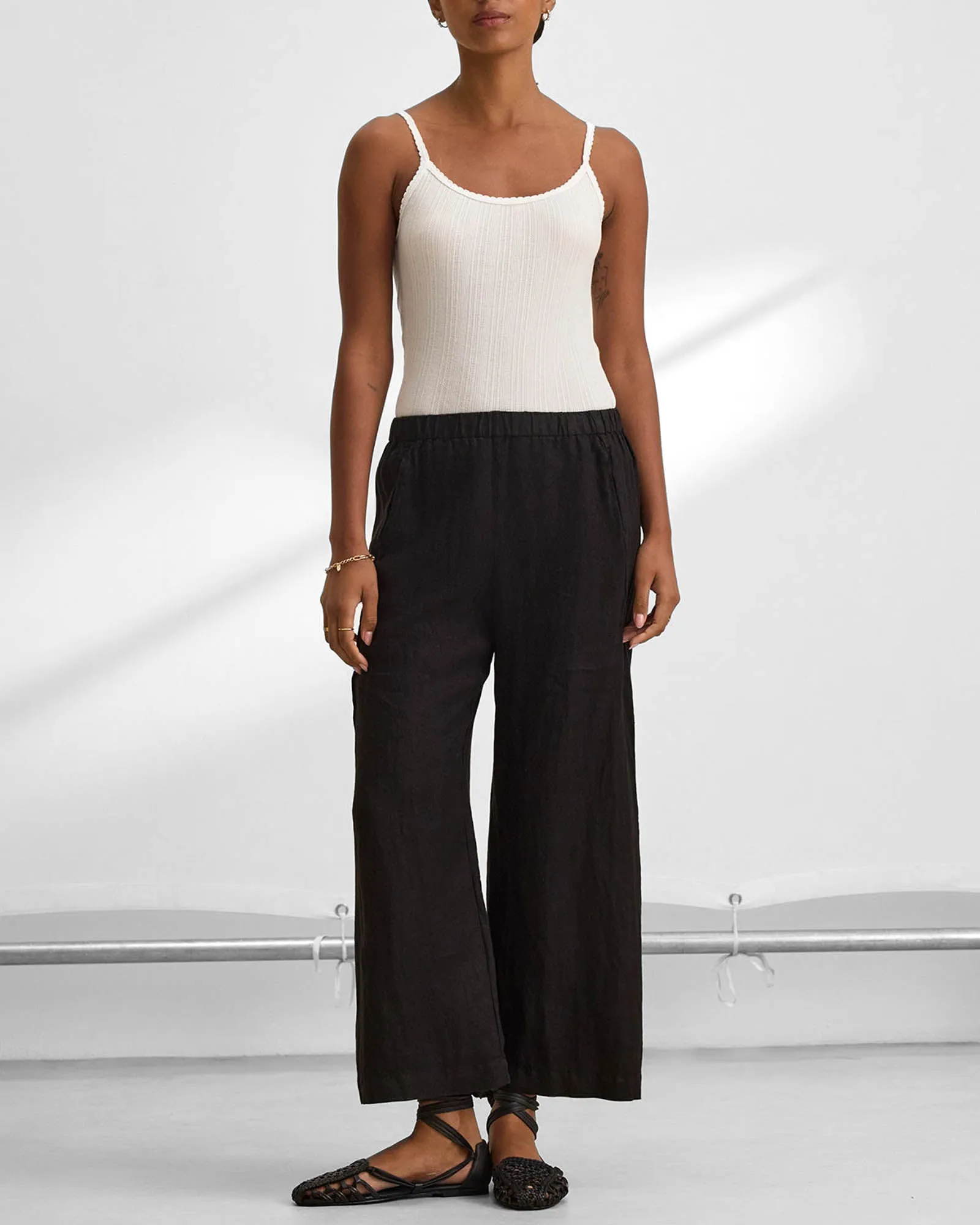 Woven Linen Pants sold by TNT Fashion product image thumbnail 2