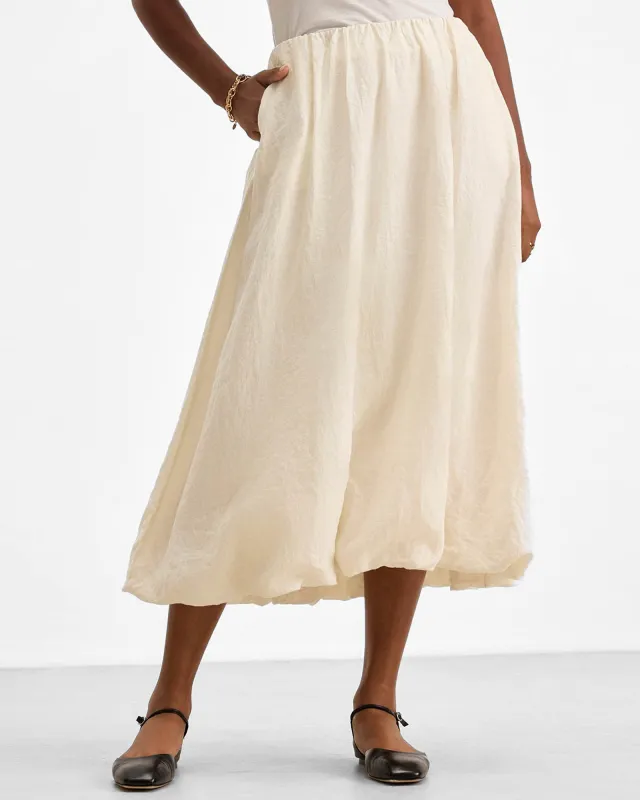 Woven Linen Skirt sold by TNT Fashion